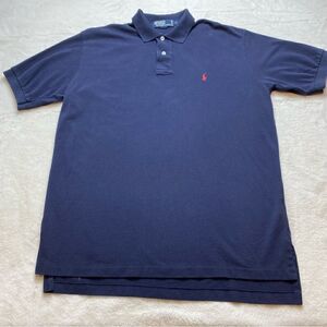 Polo Ralph Lauren Dark Blue Polo Shirt Size Large